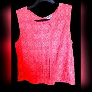 Womens size small embroidery (100% polyester) tank